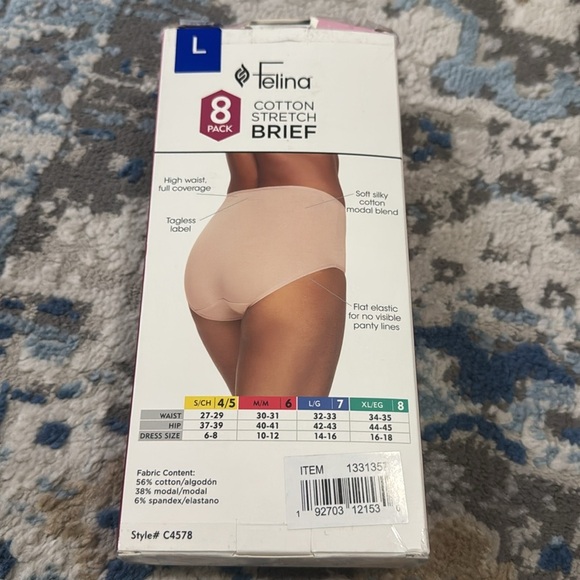 Felina Cotton Strech Brief - Picture 2 of 3